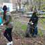 В Брянске на улице Советской проводят субботник сотрудники Управления капстроительства - Рассвет