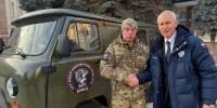 Депутат Госдумы Матыцин подарил бригаде «БАРС-Брянск» новенький УАЗ - Рассвет