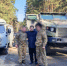 Брянский священник передал сетку-рабицу и аккумуляторы в автобат группировки «Север» - Рассвет