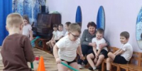 К Дню защитника Отечества в «Журавушке» прошли «Веселые старты» - Рассвет